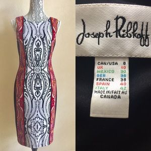 Joseph Ribkoff Multi Pattern dress